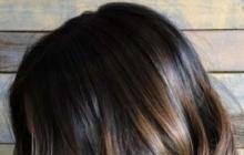 Окрашивание шатуш: фото и техника на темные, русые, светлые, короткие, средние, длинные волосы Шатуш на темные волосы с рыжим оттенком